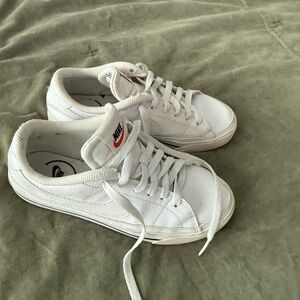 Nike White Low-Top Sneakers